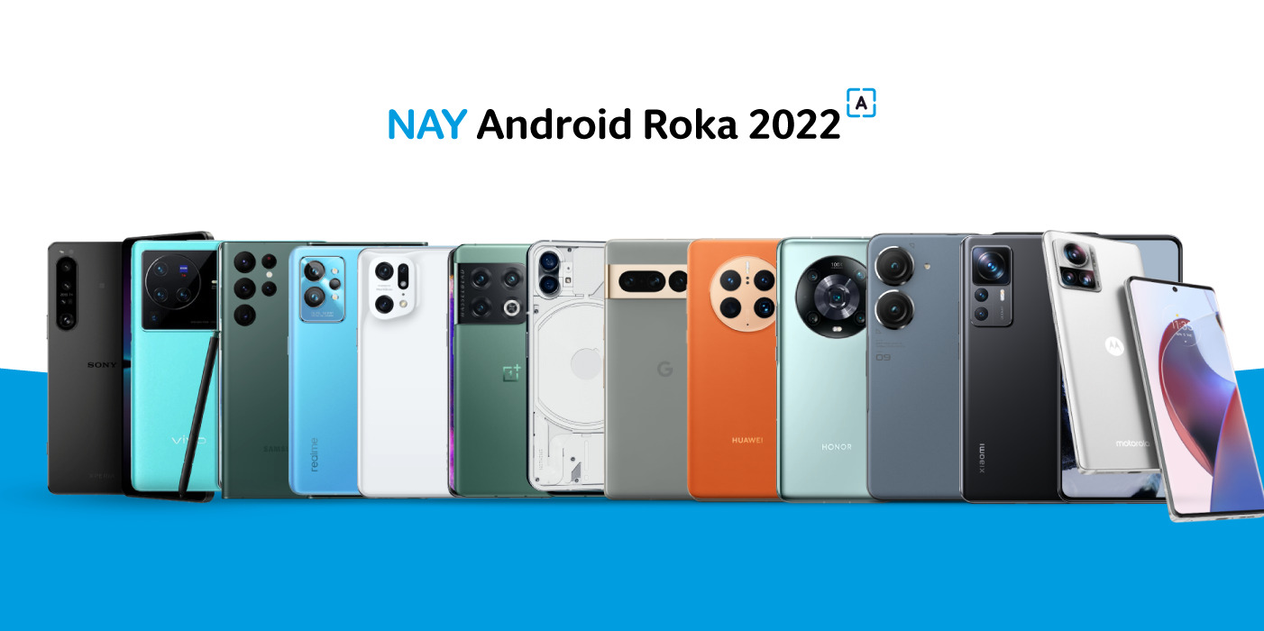 NAY Android Roka 2022: Predstavujeme kategóriu TOP Android smartfón