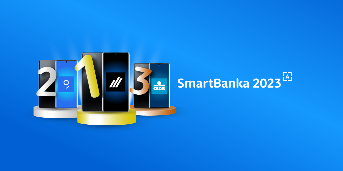 Smart Banka 2023: poznáme najlepšiu bankovú aplikáciu. Padol rekord aj v počte hlasujúcich
