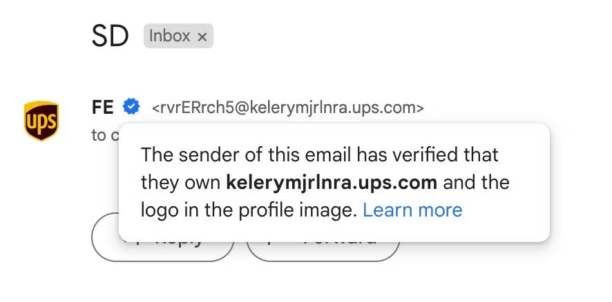 verifikovaný Gmail podvodník
