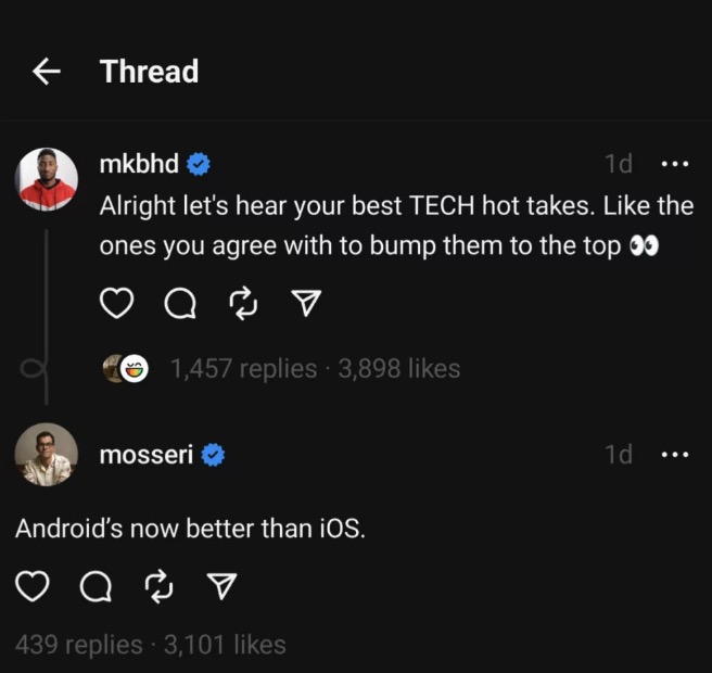 android vs ios mosser