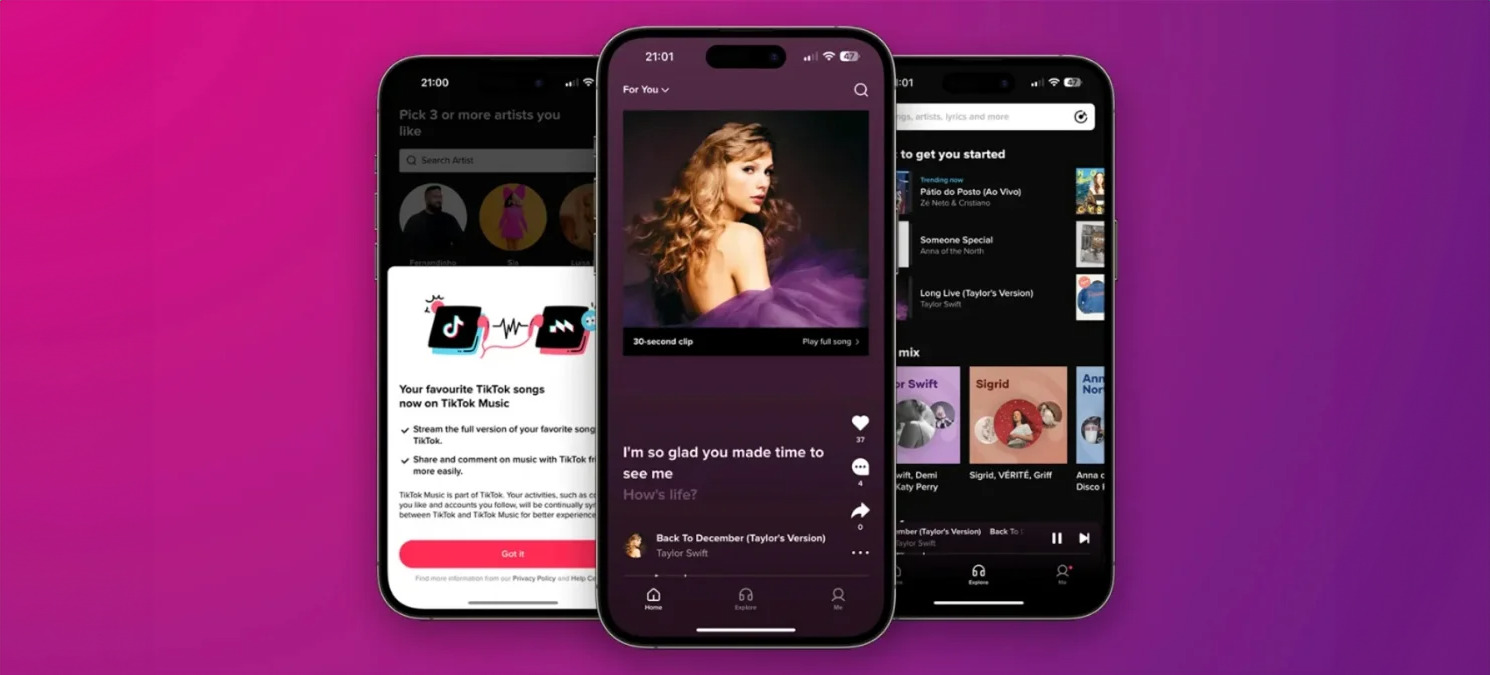 TikTok prichádza s novou hudobnou službou, ktorá má byť konkurenciou pre Spotify