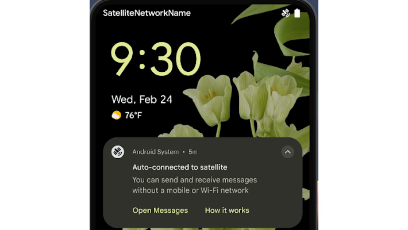 Android 15 satelitné správy